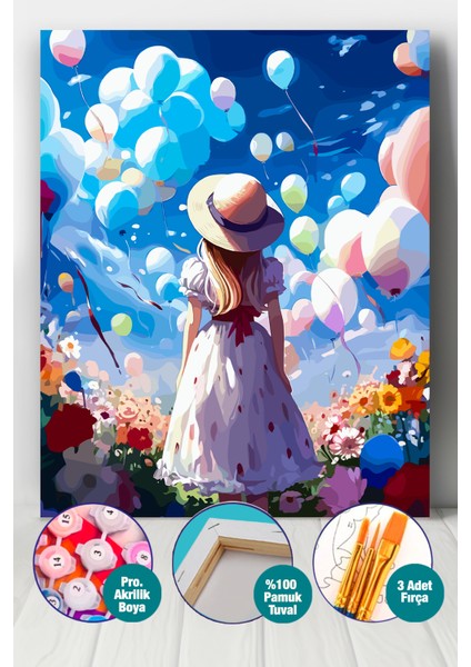 Renkli Rüyalar Sayılarla Boyama Seti