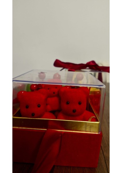 Kırmızı Ayıcıklı Kutu fiyatları