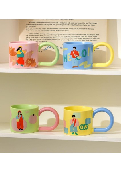 Kız ve Erkek Modelli Büyük Saplı Seramik Kupa 2001 fiyatları