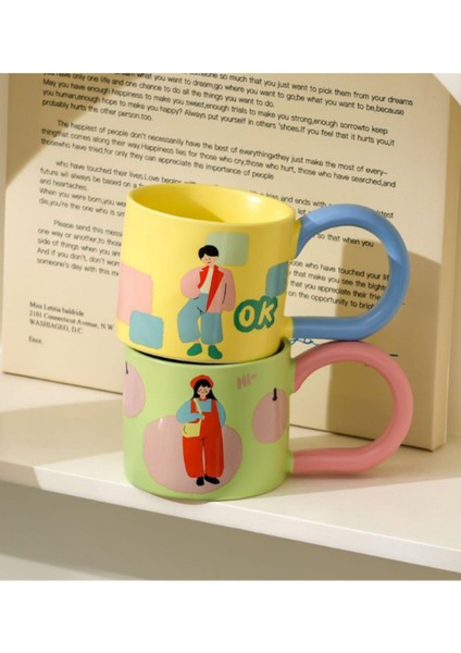 Kız ve Erkek Modelli Büyük Saplı Seramik Kupa 2001 indirimleri