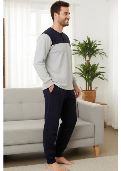 Konforlu Interlok Kışlık Yumuşak Erkek Ev Giyim | Erkek Pijama Takımı