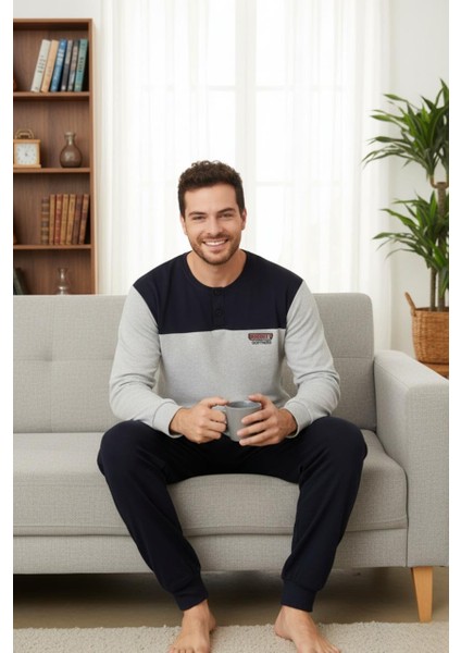 Konforlu Interlok Kışlık Yumuşak Erkek Ev Giyim | Erkek Pijama Takımı fırsatları