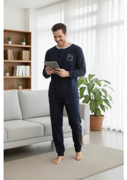 Konforlu Interlok Kışlık Yumuşak Erkek Ev Giyim | Erkek Pijama Takımı modelleri