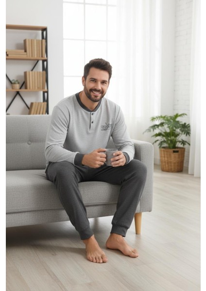 Konforlu Interlok Kışlık Yumuşak Erkek Ev Giyim | Erkek Pijama Takımı fiyatları