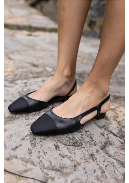 Sasha Kadın Altın Siyah Garnılı Babet fiyatları