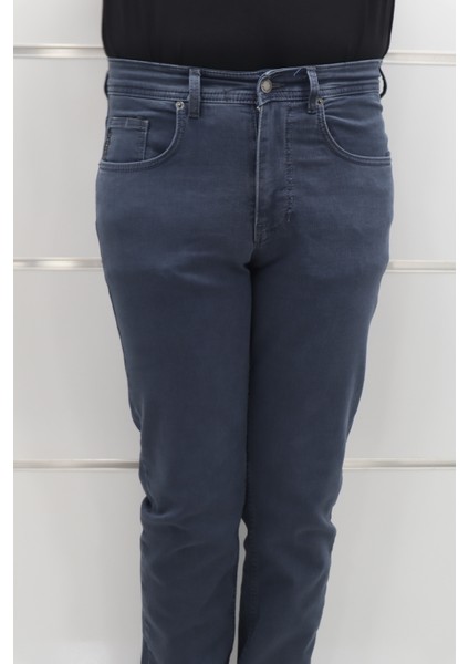 Fistan Store Erkek Koyu Mavi Yüksek Bel Rahat Kesim Boru Paça Jean Pantolon fiyatları