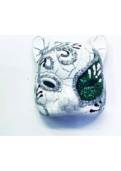 Litae Trend Yeşil Seramik Venedik Kedi Magnet