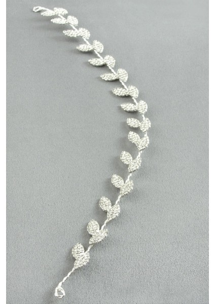 Buğz Yaprak Taşlı Saç Aksesuarı