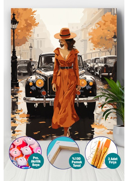 Londonda Yalnızlık Sayılarla Boyama Seti