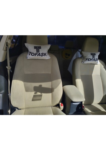 Tofaşk Logo Baskılı Tüm Modellere Uyumlu Araç Boyun Yastığı, Baby Face Kumaş fiyatları