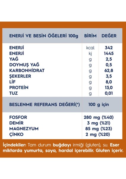 Tam Buğday Kalem Makarna (Integrale Pennette Rigate) 400 gr modelleri