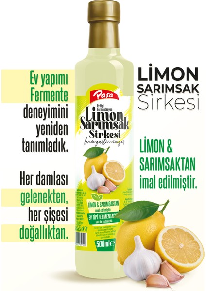 Limon Sarımsak Sirkesi 500 ml fiyatları