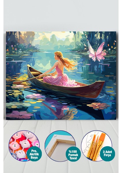 Peri Kızı Sayılarla Boyama Seti