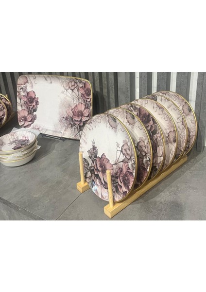 Kahvaltı Seti 15 Parça Purpel Seramik indirimleri