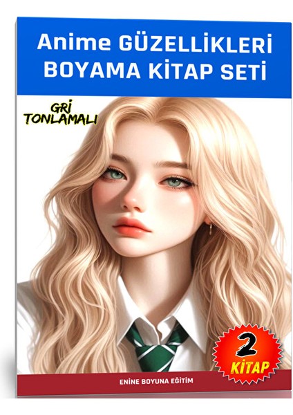 Anime Güzellikleri Boyama Kitap Seti (2 Kitap)