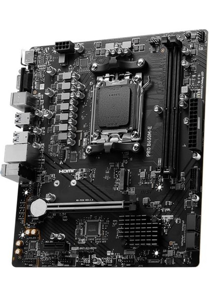 Msı Pro B650M-E Ddr5 6800MHZ 1xvga 1xhdmı 1xm.2 USB 3.2 Matx Am5(Amd Am5 9000/8000/7000 Serileri Ile Uyumlu) modelleri