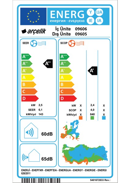 09605 Neo Inverter A++ 9000 Btu Duvar Tipi Klima fiyatları