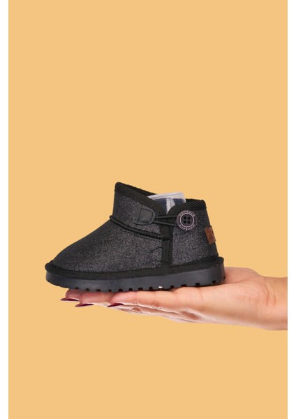 Aurora Kız Çocuk Bebek Simli Kışlık Taba Günlük Bot - Ortopedik Kaymaz Taban Sıcak Tutan Rahat Bot fiyatları