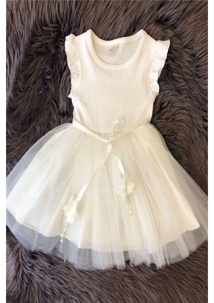 Kız Çocuk Tül Özel Gün Doğum Günü Günlük Prenses Elbise modelleri