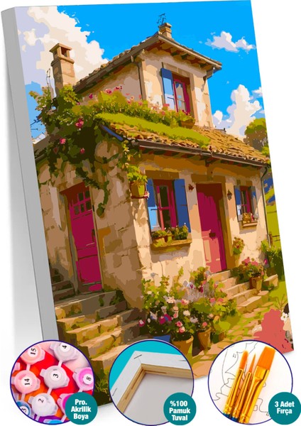 Köy Evi Sayılarla Boyama Seti