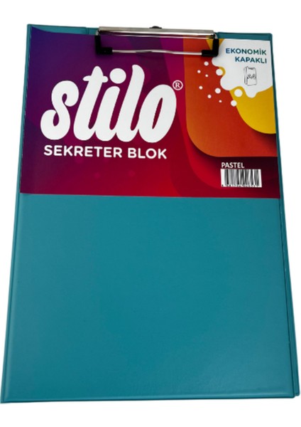 Stilo Sekreterlik Kapaklı A4 Pastel Renkler SIT-SKR-1222