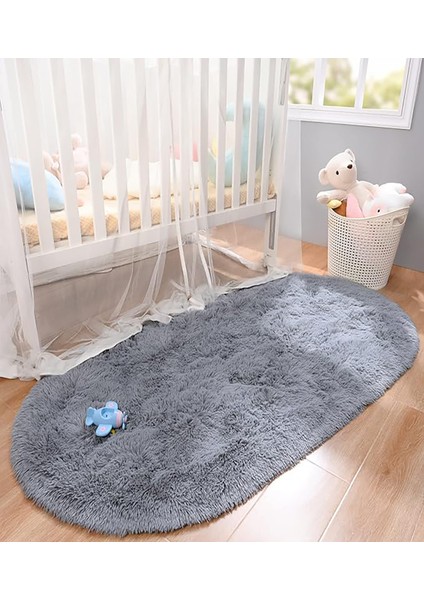 Yumuşak Modern Peluş Kaymaz Salon Oturma Çocuk Yatak Odası Mutfak Antre Gri fiyatları