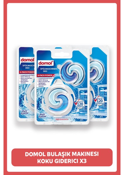 Bulaşık Makinesi Koku Giderici X3 Adet