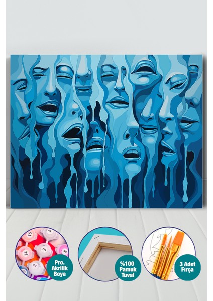 Duyguların Yüzü Sayılarla Boyama Seti