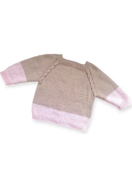 1-2 Yaş Örgü Kız Bebek Hırkası