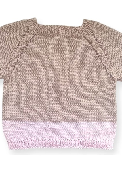 1-2 Yaş Örgü Kız Bebek Hırkası