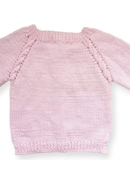 1-2 Yaş Örgü Kız Bebek Hırkası