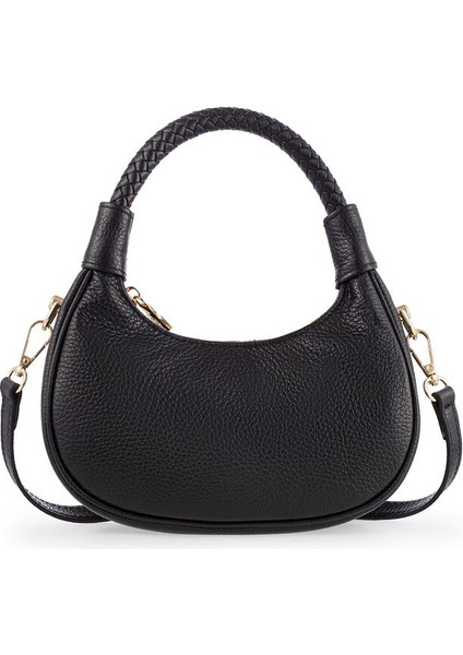 Mini Siyah Kadın El Çantası Blm 7560-R