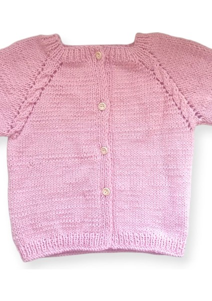 1-2 Yaş Örgü Kız Bebek Hırkası modelleri