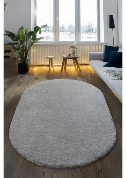 Yumuşak Modern Peluş Kaymaz Salon Oturma Çocuk Yatak Odası Mutfak Antre Gri