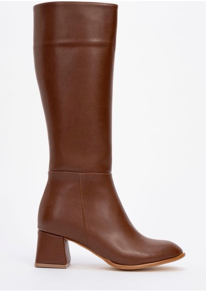 Ökçeli Kadın Çizme Kahve Cilt fiyatları