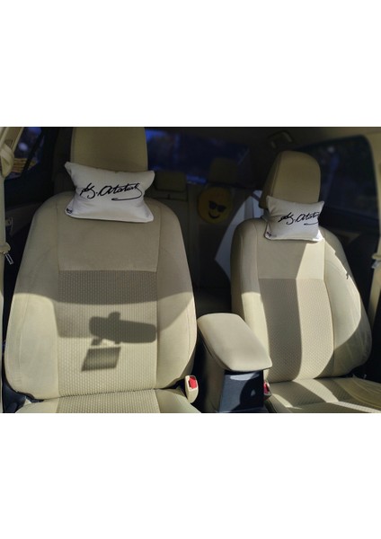 Atatürk Imzası Araç Boyun Yastığı, Baby Face Kumaş modelleri