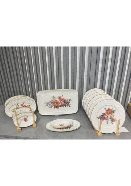 Amelie Seramik Kahvaltı Seti 15 Parça modelleri