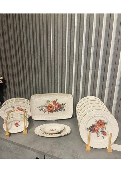 Amelie Seramik Kahvaltı Seti 15 Parça fırsatları