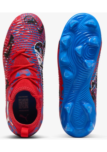 Future 8 Match Play Fg-Ag Çocuk Kırmızı Çim Saha Kramponu.01