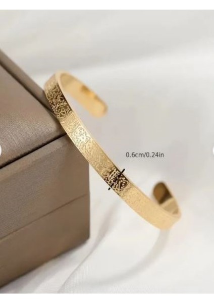 Paslanmaz Çelik Ayetel Kürsi Bileklik