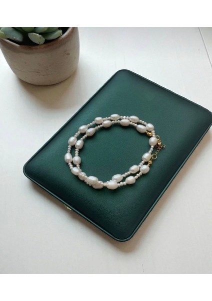 Sertifikalı Gerçek Doğal Büyük Arpa Beyaz Inci Kadın Kolye Çelik Klips ve Uzatma Zinciri Kum Inci fiyatları