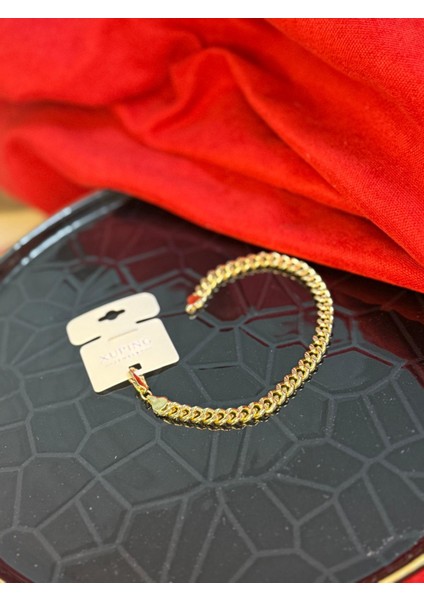 14 Ayar Altın Kaplama Renginde Ayarlanabilir Sık Zincir Ince Model Bileklik modelleri