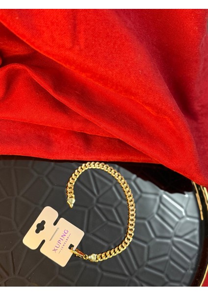 14 Ayar Altın Kaplama Renginde Ayarlanabilir Sık Zincir Ince Model Bileklik indirimleri