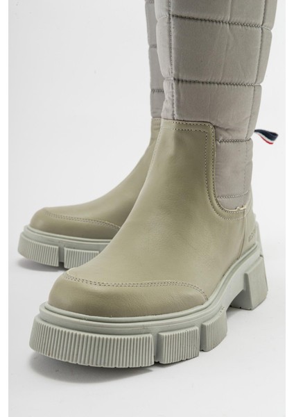 Kaydırmaz Taban Kadın Çizme YEŞİL modelleri