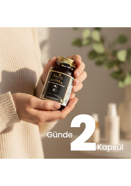 Elixia ‘longevity' | Yaşlanma Karşıtı | Resveratrol, Glutatyon, Koenzim Q10, Nmn, Nadh, Pqq
