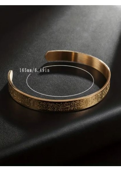 Paslanmaz Çelik Ayetel Kürsi Bileklik