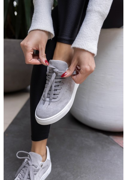 Seventy Kadin Gri Gercek Deri Süet Sneaker indirimleri