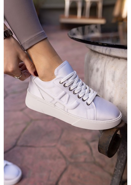 Jacib Kadın Gumus Saten Sneaker indirimleri