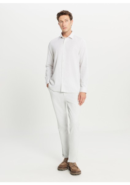 Tailored Fit Klasik Yaka Taş Erkek Gömlek ACE020261603_TAS fiyatları