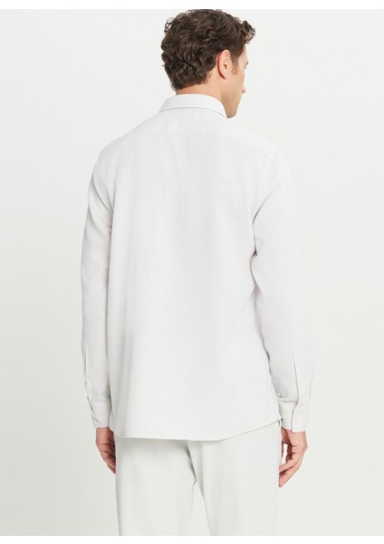 Tailored Fit Klasik Yaka Taş Erkek Gömlek ACE020261603_TAS indirimleri